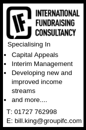 The IFC specialise in capital appeals, interim management, developing new and improved income streams and more...